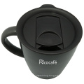 Stainless Steel Vacuum Coffee Cup 380ml with Lid